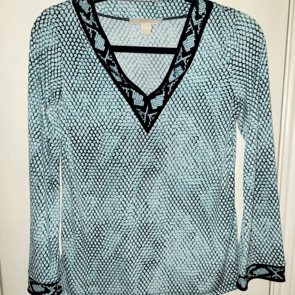 Michael Kors top size small excellent condition snake skin print
